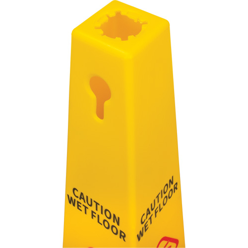 Wet Floor Safety Cone, Bilingual with Pictogram FMT Sales Ltd