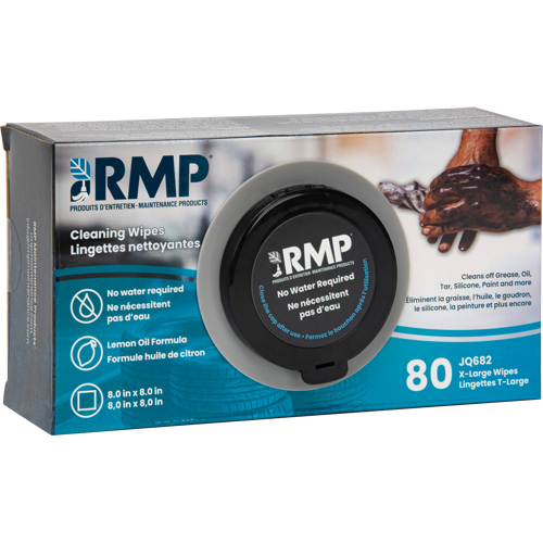 X-Large Cleaning Wipes, 80 Wipes, 8" x 8" FMT Sales Ltd