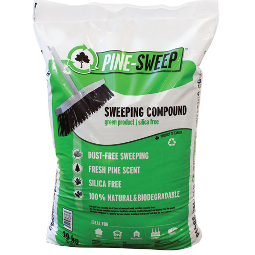 Pine Sweep Biodegradable Sweeping Compound, Bag, 44 lbs. (20 kg) FMT Sales Ltd