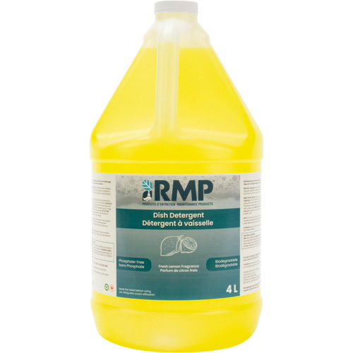 Savon au citron pour vaisselle, Liquide, 4 L, Citron FMT Sales Ltd