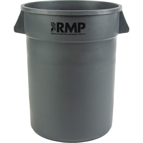 Garbage Bin, Polyethylene, 32 US gal. FMT Sales Ltd