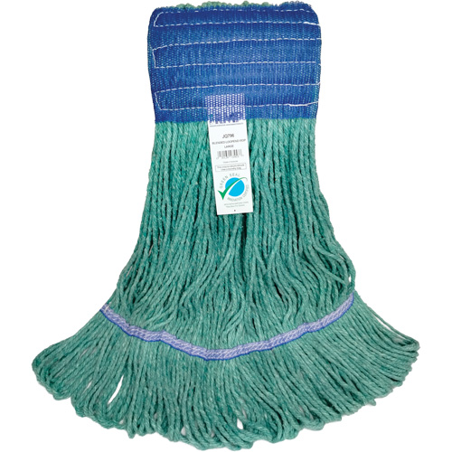 T&ecirc;te de vadrouille &agrave; bande large, Antimicrobien/Finition de plancher/Sp&eacute;cialis&eacute;, Coton/Rayonne/Synth&eacute;tique, Style Boucle FMT Sales Ltd