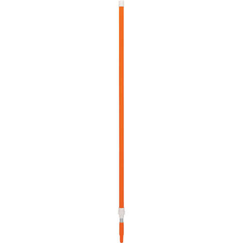 Manche, Balai/Brosse/Vadrouille &agrave; &eacute;pousseter/Support &agrave; tampon/Grattoir/Raclette/Vadrouille humide, Orange, T&eacute;lescopique, 62" - 109-2/5" lo FMT Sales Ltd