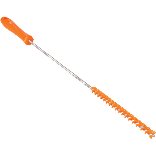 Tube Brush, Stiff Bristles, 19-7/10" Long, Orange FMT Sales Ltd