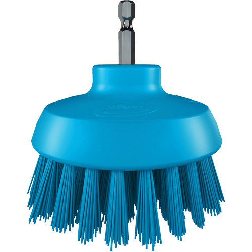 HyDrive Round Drill Brush, Extra Stiff Bristles, 3-1/10" Long, Blue FMT Sales Ltd