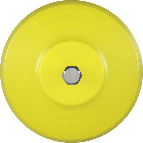 HyDrive Round Drill Brush, Extra Stiff Bristles, 3-1/10" Long, Yellow FMT Sales Ltd