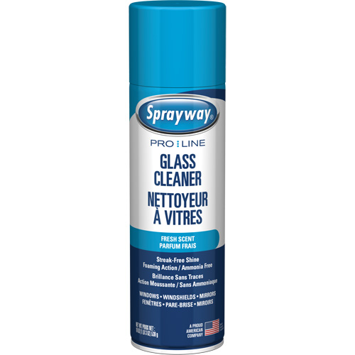 Ammonia-Free Pro Line Glass Cleaner with Fresh Scent, 19 oz., Aerosol Can FMT Sales Ltd