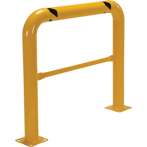 High Profile Machinery Guards, 4' W x 3.5' H, Yellow FMT Sales Ltd