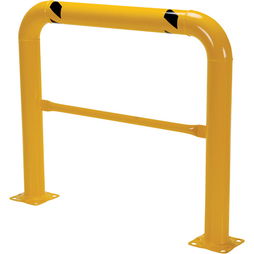 High Profile Machinery Guards, 4' W x 3.5' H, Yellow FMT Sales Ltd