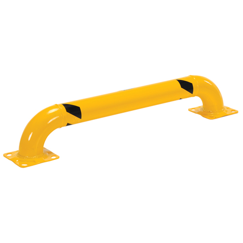 Low Profile Rack Guards, 4' W x 0.75' H, Yellow FMT Sales Ltd