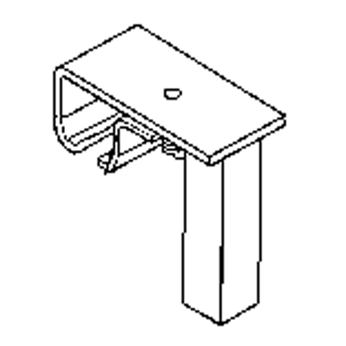 Track Bracket for Floor Support Hardware FMT Sales Ltd