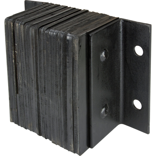 Laminated Dock Bumpers, Horizontal, Rubber, 12" W x 6" D x 10" H FMT Sales Ltd