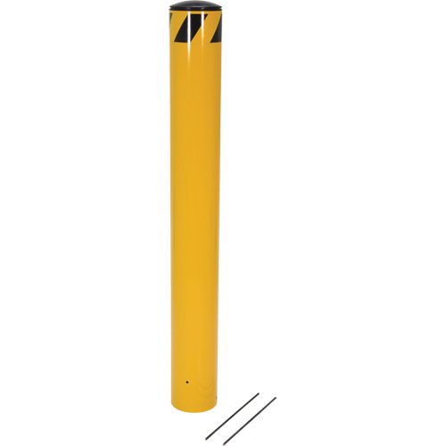 Bornes &agrave; couler, Acier, 48-1/2" h x 5-9/16" la, Jaune FMT Sales Ltd