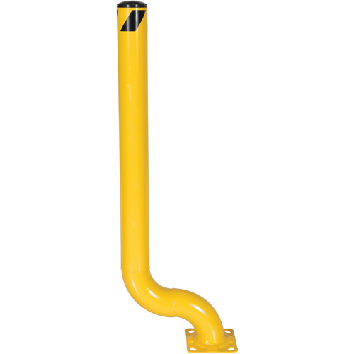 Borne d&eacute;sax&eacute;e, Acier, 54" h x 4-1/2" la, Jaune FMT Sales Ltd