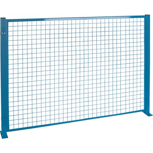 Protecteurs de p&eacute;rim&egrave;tre - Style treillis m&eacute;tallique, 4' h x 8' la, Bleu FMT Sales Ltd