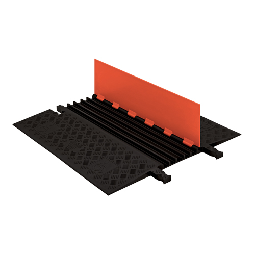 Guard Dog&reg; Cable Protector, 5 Channels, 36" L x 16.9" W x 1.25" H FMT Sales Ltd