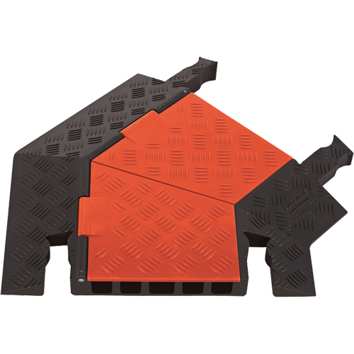 Guard Dog&reg; 5-Channel Heavy Duty Cable Protector - Right Turn FMT Sales Ltd