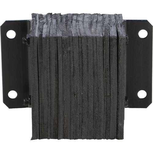 Laminated Dock Bumper, Horizontal, Rubber, 12" W x 6" D x 10" H FMT Sales Ltd