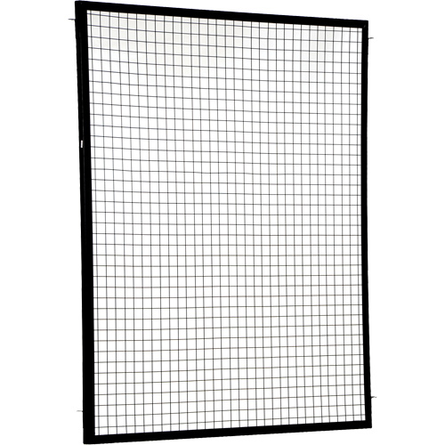 Adjustable Perimeter Guard Panel, 6' H x 5' W, Black FMT Sales Ltd