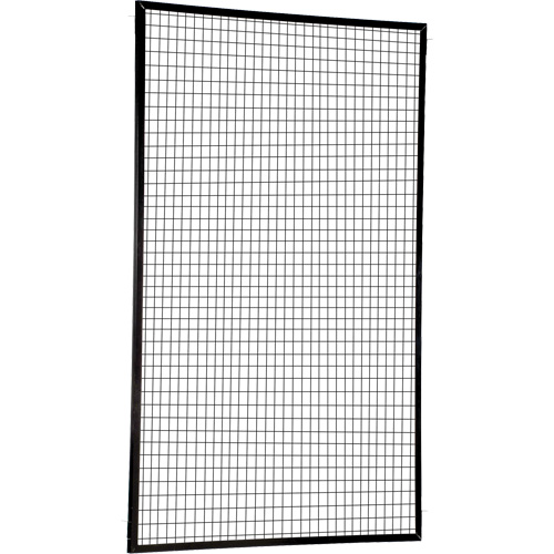 Panneau de protection p&eacute;rim&eacute;trique ajustable, 8' h x 5' la, Noir FMT Sales Ltd