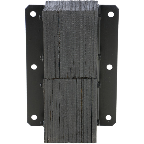 Butoir de quai lamell&eacute;, Vertical, Caoutchouc, 13-1/4" la x 4-1/2" p x 20" h FMT Sales Ltd