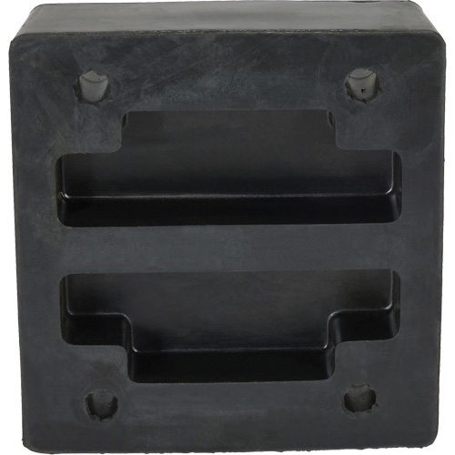 Molded Dock Bumper, Reinforced Rubber, 12" W x 4" D x 13" H FMT Sales Ltd