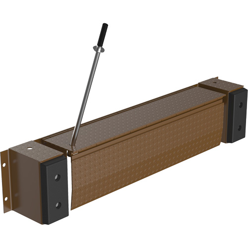 Niveleur de quai m&eacute;canique Edge-O-Dock, 93" la, 66" Largeur de la plateforme, 29" Port&eacute;e FMT Sales Ltd