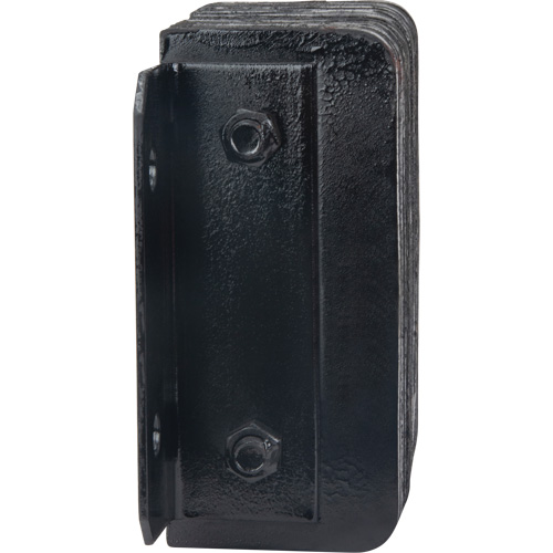 Laminated Dock Bumpers, Horizontal, Rubber, 12" W x 4" D x 10" H FMT Sales Ltd