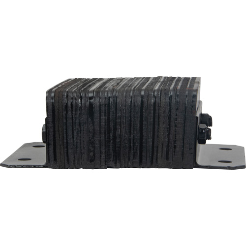 Laminated Dock Bumpers, Horizontal, Rubber, 12" W x 4" D x 10" H FMT Sales Ltd
