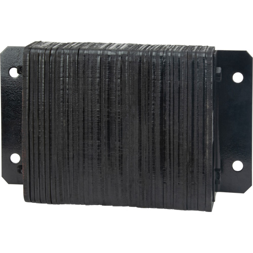 Laminated Dock Bumpers, Horizontal, Rubber, 18" W x 4" D x 12" H FMT Sales Ltd