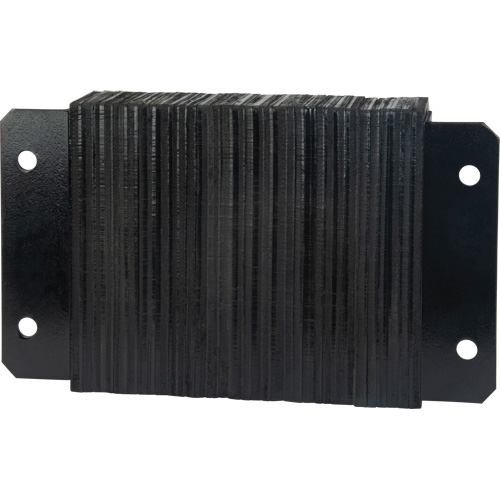 Laminated Dock Bumpers, Horizontal, Rubber, 18" W x 4" D x 12" H FMT Sales Ltd
