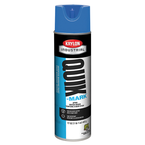 Peinture de marquage industrielle invers&eacute;e &agrave; base d'eau Quik-Mark, 17 oz, Canette a&eacute;rosol FMT Sales Ltd