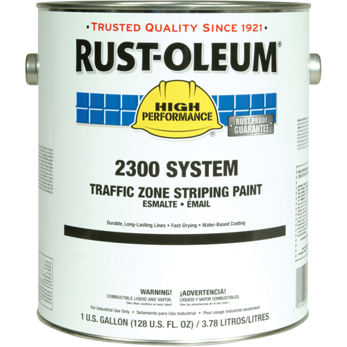 2300 System Traffic Zone Striping Paint, Yellow, Gallon FMT Sales Ltd