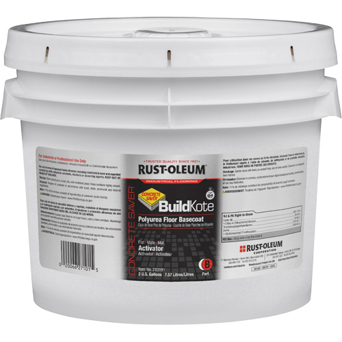 Appr&ecirc;t pour rev&ecirc;tement de sol polyur&eacute;e Concrete Saver BuildKote Partie B, 2 gal., Seau, Transparent/Base &agrave; teinter FMT Sales Ltd