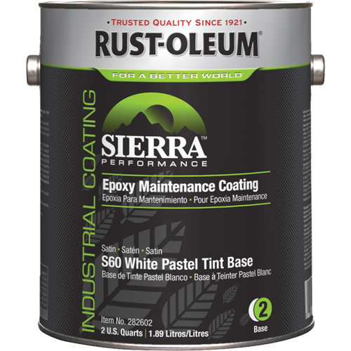 Sierra Performance S60 Water-Based Epoxy Maintenance Coating Pastel Base, Gallon, Tint Base FMT Sales Ltd