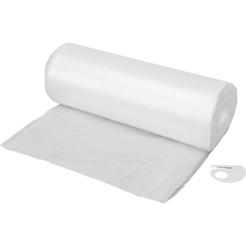 Toile de protection, 400' lo x 9' la, Plastique FMT Sales Ltd