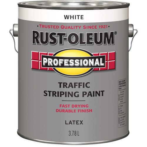 Traffic Striping Paint, White, 3.78 L, Jug FMT Sales Ltd