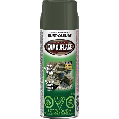 Specialty Camouflage Paint, Aerosol Can, Army Green FMT Sales Ltd