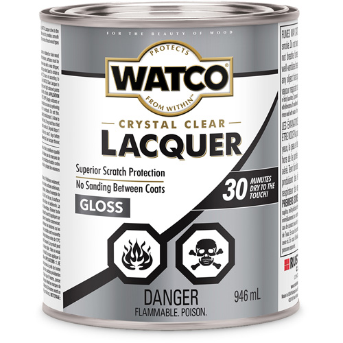 Watco&reg; Lacquer Wood Finish, 946 ml, Clear, Gloss FMT Sales Ltd