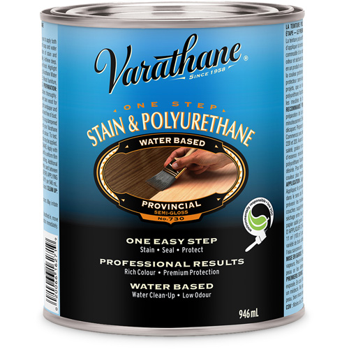 Teinture et rev&ecirc;tement &agrave; base de polyur&eacute;thane en une seule &eacute;tape Varathane, 946 ml, Provincial FMT Sales Ltd