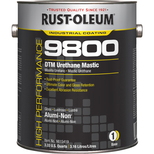 Syst&egrave;me de mastic &agrave; lur&eacute;thane 9800 DTM, 1 gal., Alumi-Non, Brillant FMT Sales Ltd