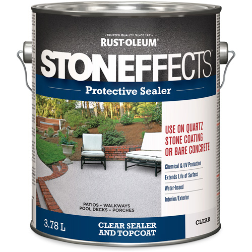 Stoneffects Protective Concrete Sealer, 3.78 L, Water-Based, Transparent, Clear FMT Sales Ltd