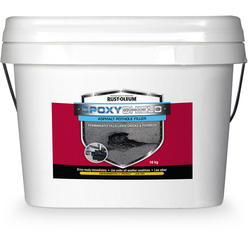 Remplisseur de nids-de-poule dasphalte EpoxyShield, Seau, Noir FMT Sales Ltd