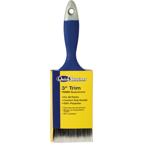 Quick Solutions Trim Brush, Polyester, Plastic Handle, 3" Width FMT Sales Ltd