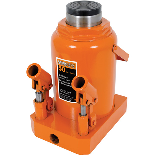 352A Bottle Jack, 50 tons, Manual Hydraulic, 19-3/4" Raised Height FMT Sales Ltd