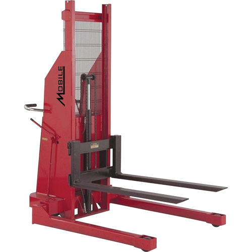 Gerbeur hydraulique, Fonctionnement &eacute;lectrique, Capacit&eacute; 1500 lb, Lev&eacute;e max 70" FMT Sales Ltd