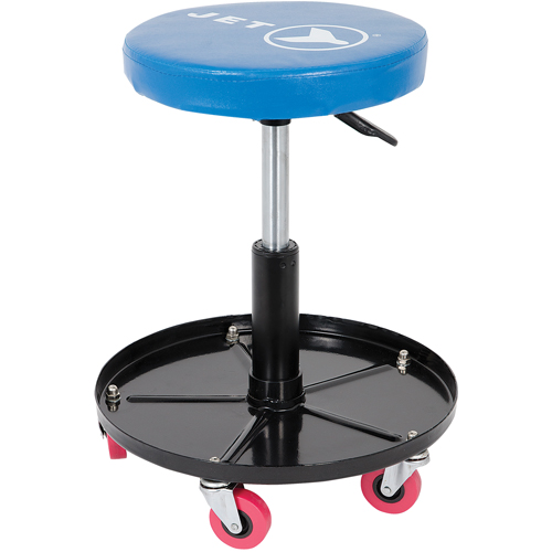 JMS-642A Si&egrave;ge roulant ajustable pour m&eacute;canicien, Vinyle, Bleu, Capacit&eacute; 300 lb FMT Sales Ltd