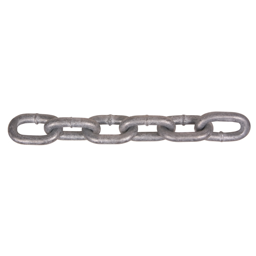Hot-Dipped Galvanized Chains, Carbon Steel, 5/16" x 275' (83.8 m) L, Grade 40, 3900 lbs. (1.95 tons) Load Capacity FMT Sales Ltd