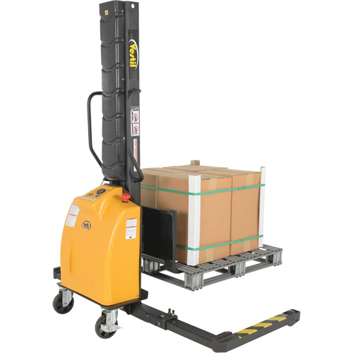 Gerbeur motoris&eacute; avec m&acirc;t &eacute;troit, Fonctionnement &eacute;lectrique, Capacit&eacute; 1000 lb, Lev&eacute;e max 63" FMT Sales Ltd