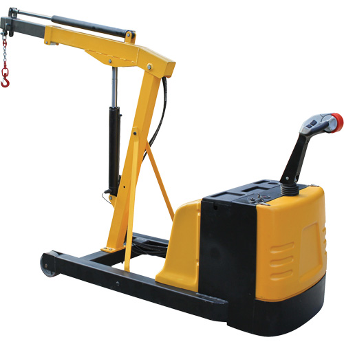Electric Powered Floor Crane, 8.8' Lift, 1500 lbs. (0.75 tons), 44-1/4" Arm, 62-1/4" H FMT Sales Ltd